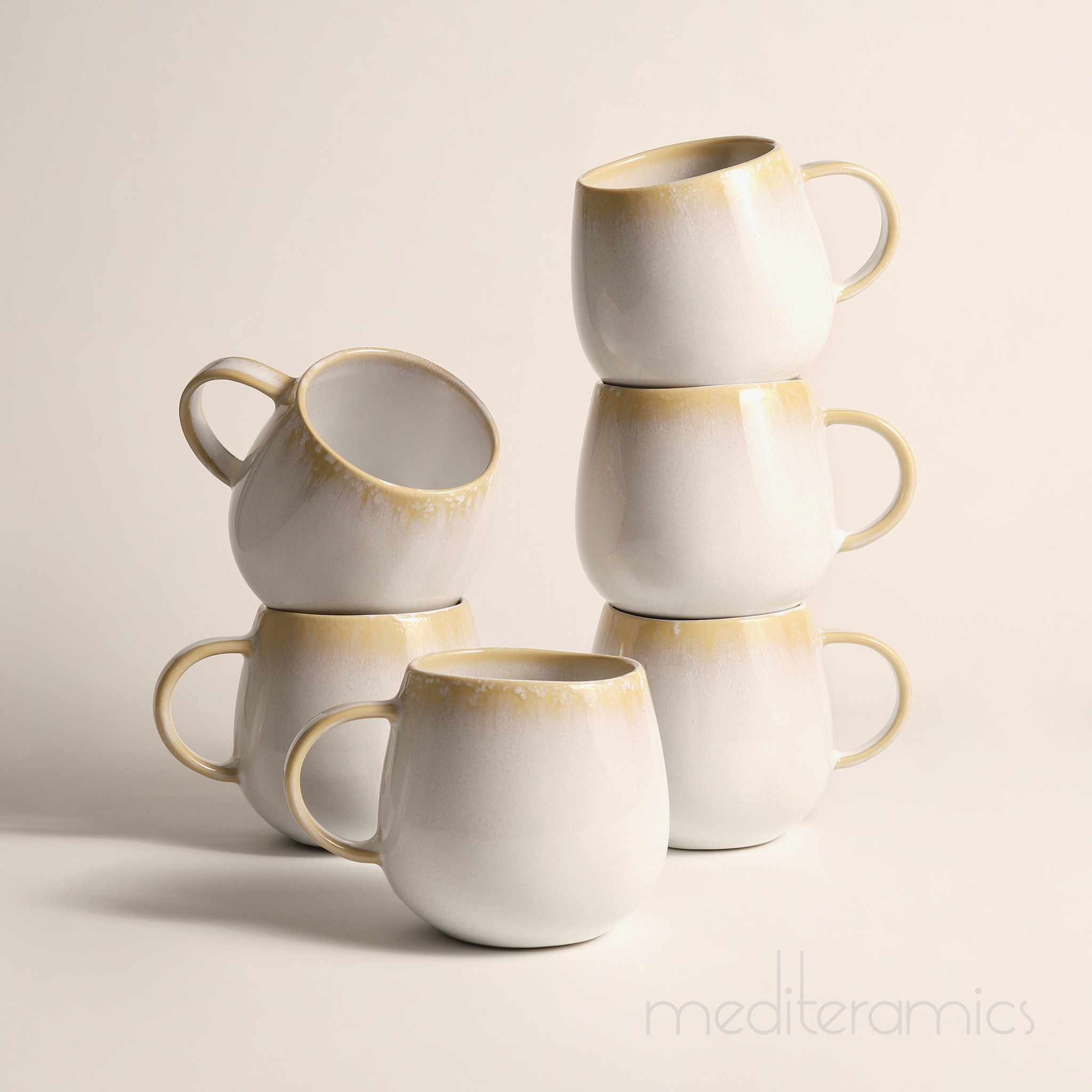 Aureza große Tasse – handgefertigte Keramik aus Portugal | Mediteramics