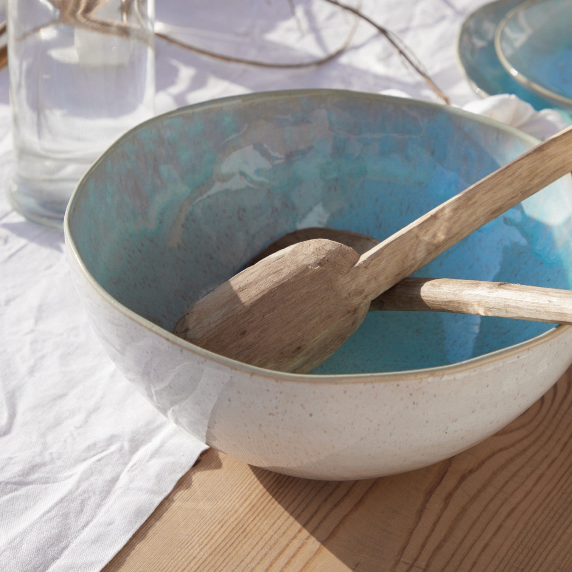 Cirella Serving Schale – handgefertigte Keramik aus Portugal | Mediteramics