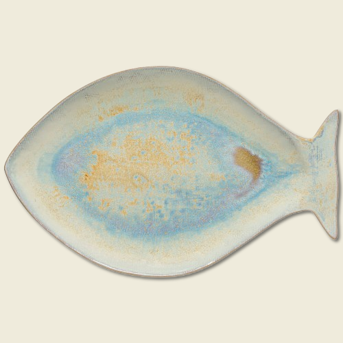 Doraya Plate in Fish Form – handgefertigte Keramik aus Portugal | Mediteramics