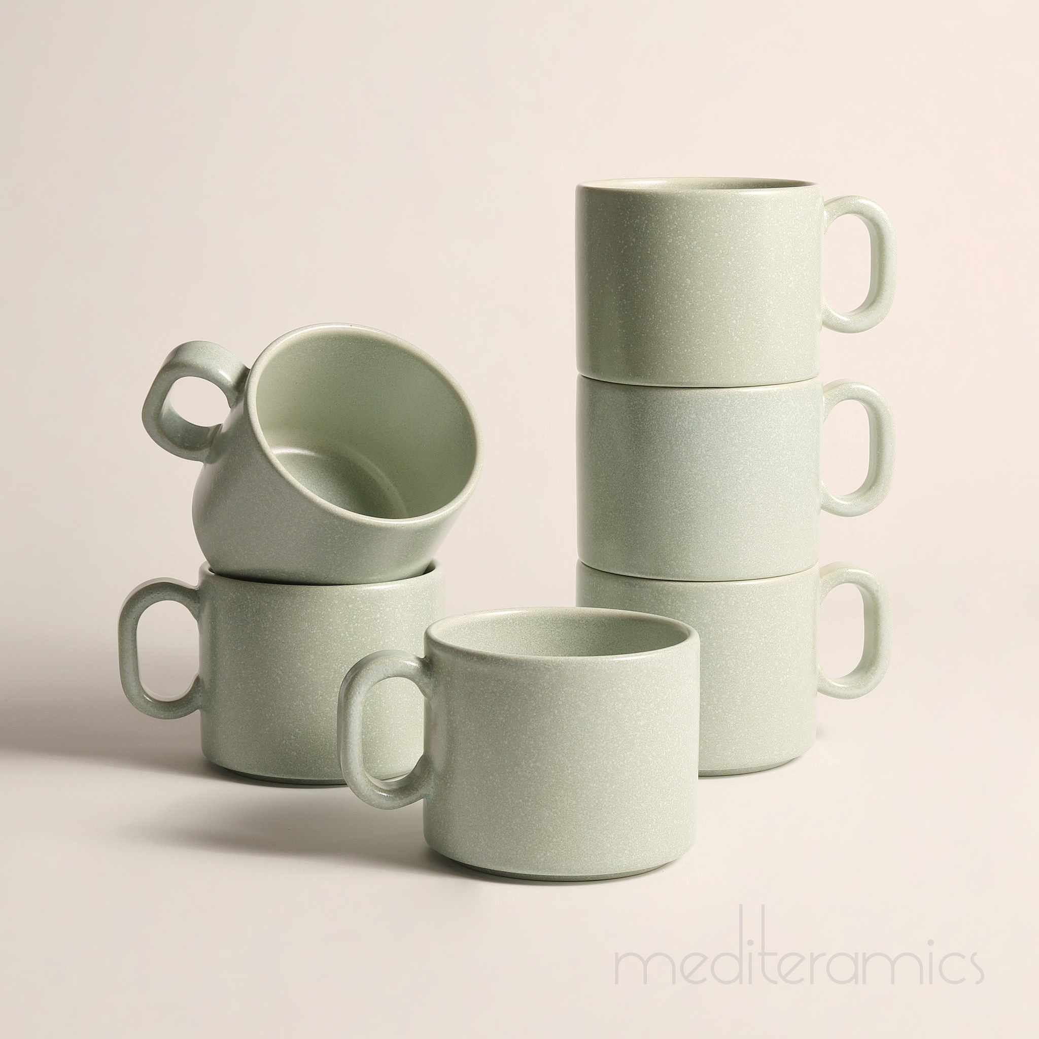 Olivina Kaffee Tasse – handgefertigte Keramik aus Portugal | Mediteramics
