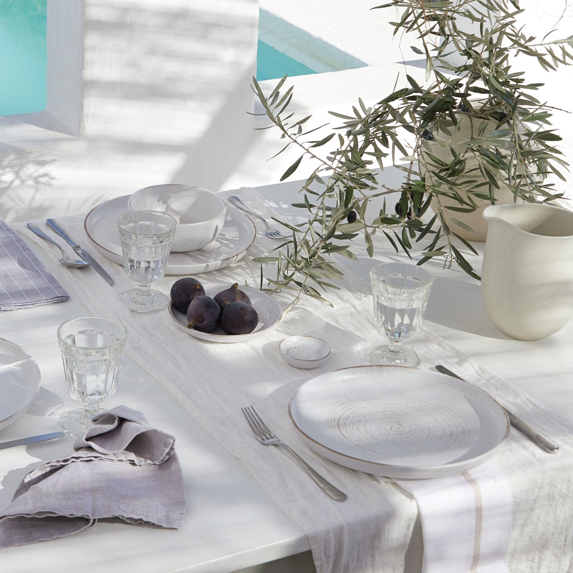 Alviva Serving Bowl – handgefertigte Keramik aus Portugal | Mediteramics