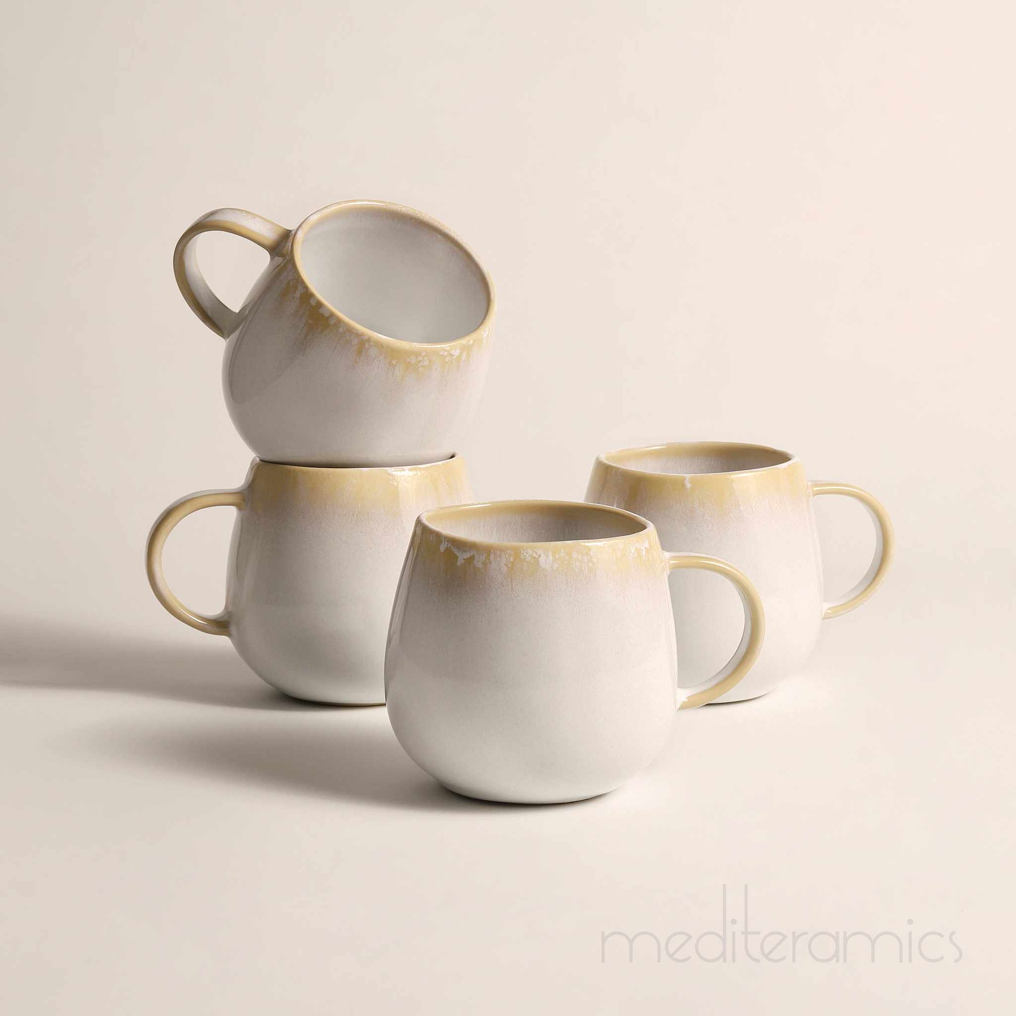 Aureza große Tasse – handgefertigte Keramik aus Portugal | Mediteramics