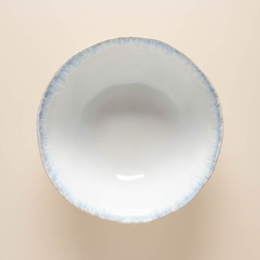 Azurio Serving Bowl – handgefertigte Keramik aus Portugal | Mediteramics