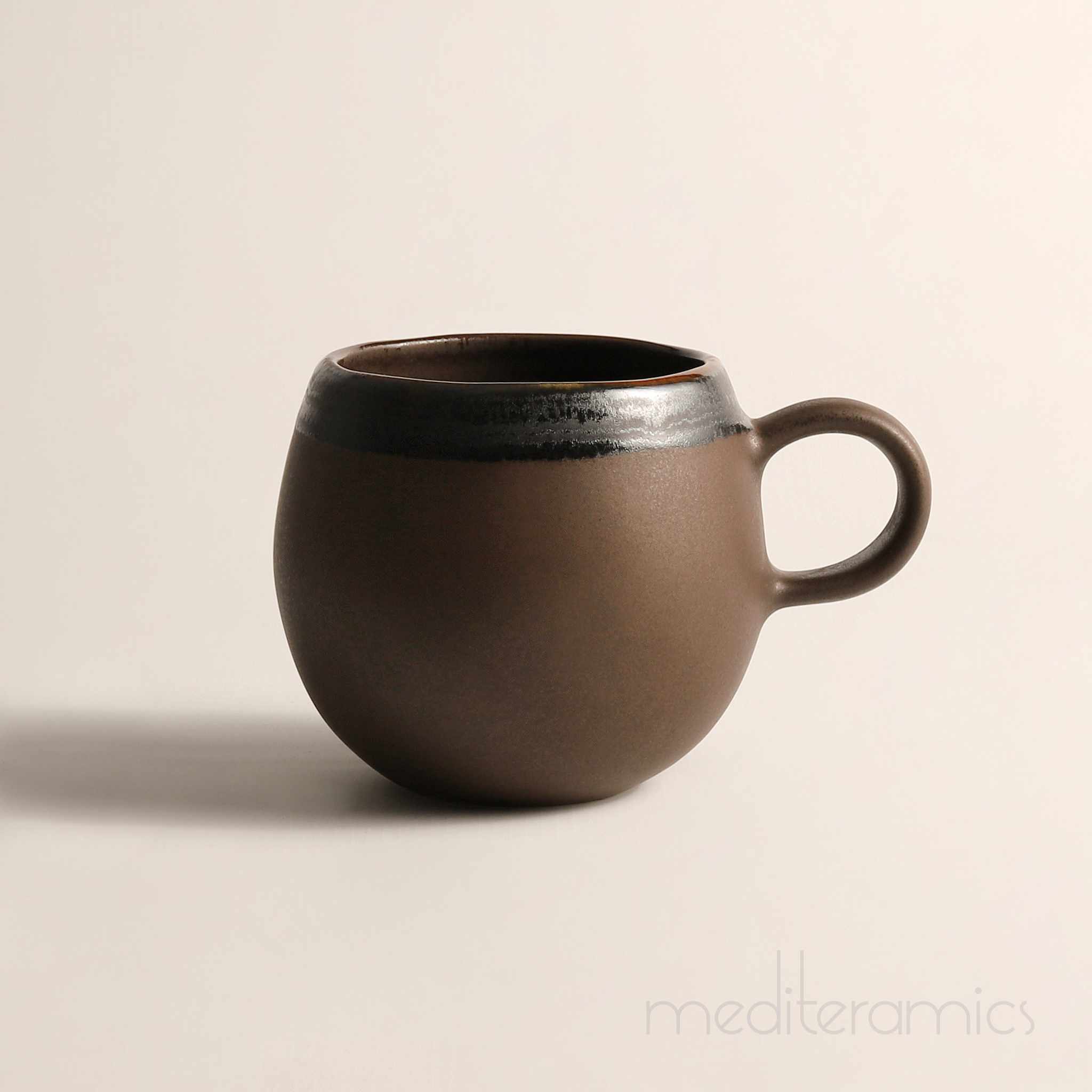 Brunara Tasse gross – handgefertigte Keramik aus Portugal | Mediteramics