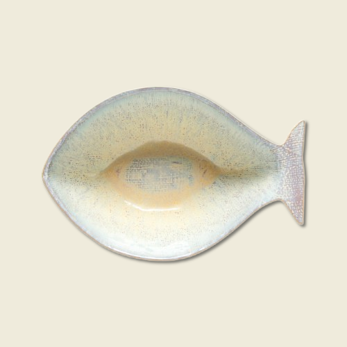 Doraya Serving Bowl in Fish Form – handgefertigte Keramik aus Portugal | Mediteramics