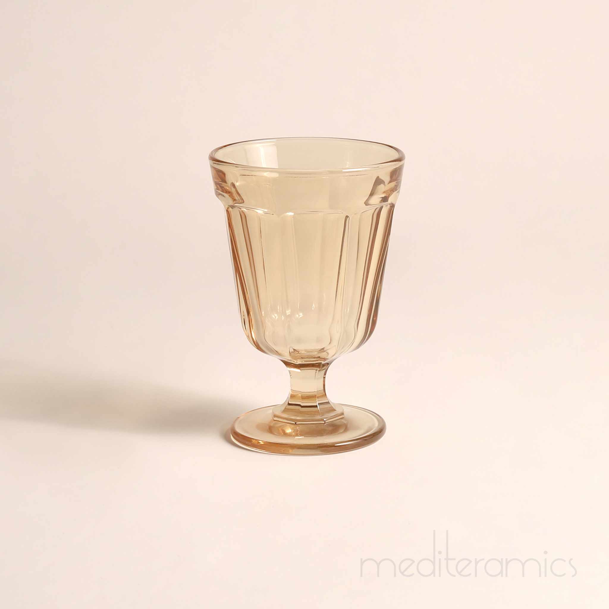 Orivella Wassergläser – getönt, mediterraner Stil | Mediteramics
