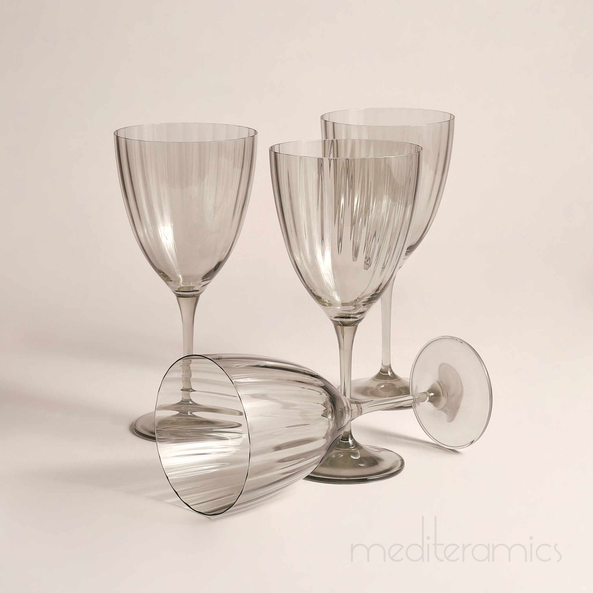 Virello 4er-Set Weingläser – mediterraner Stil | Mediteramics