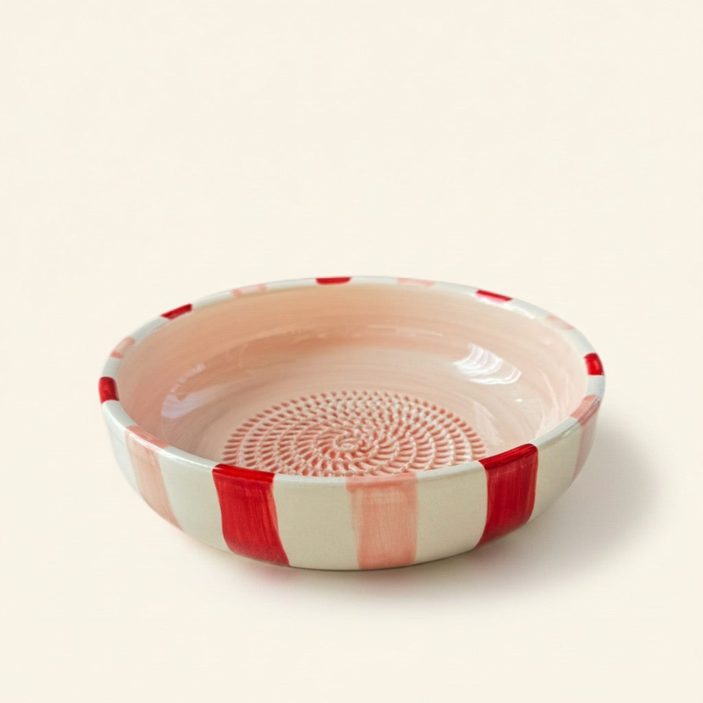 reibeschale Keramik rot