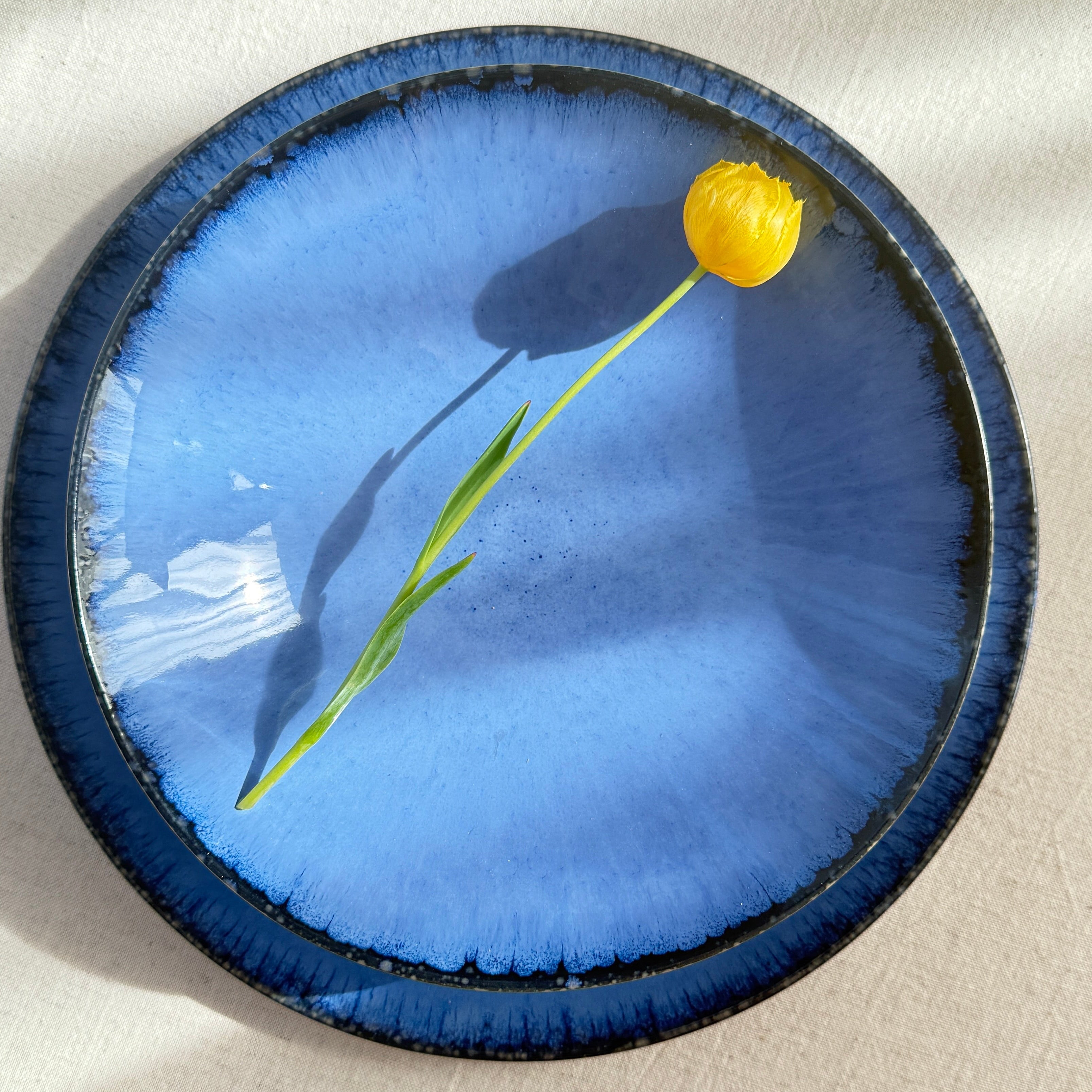 keramikbowl blau