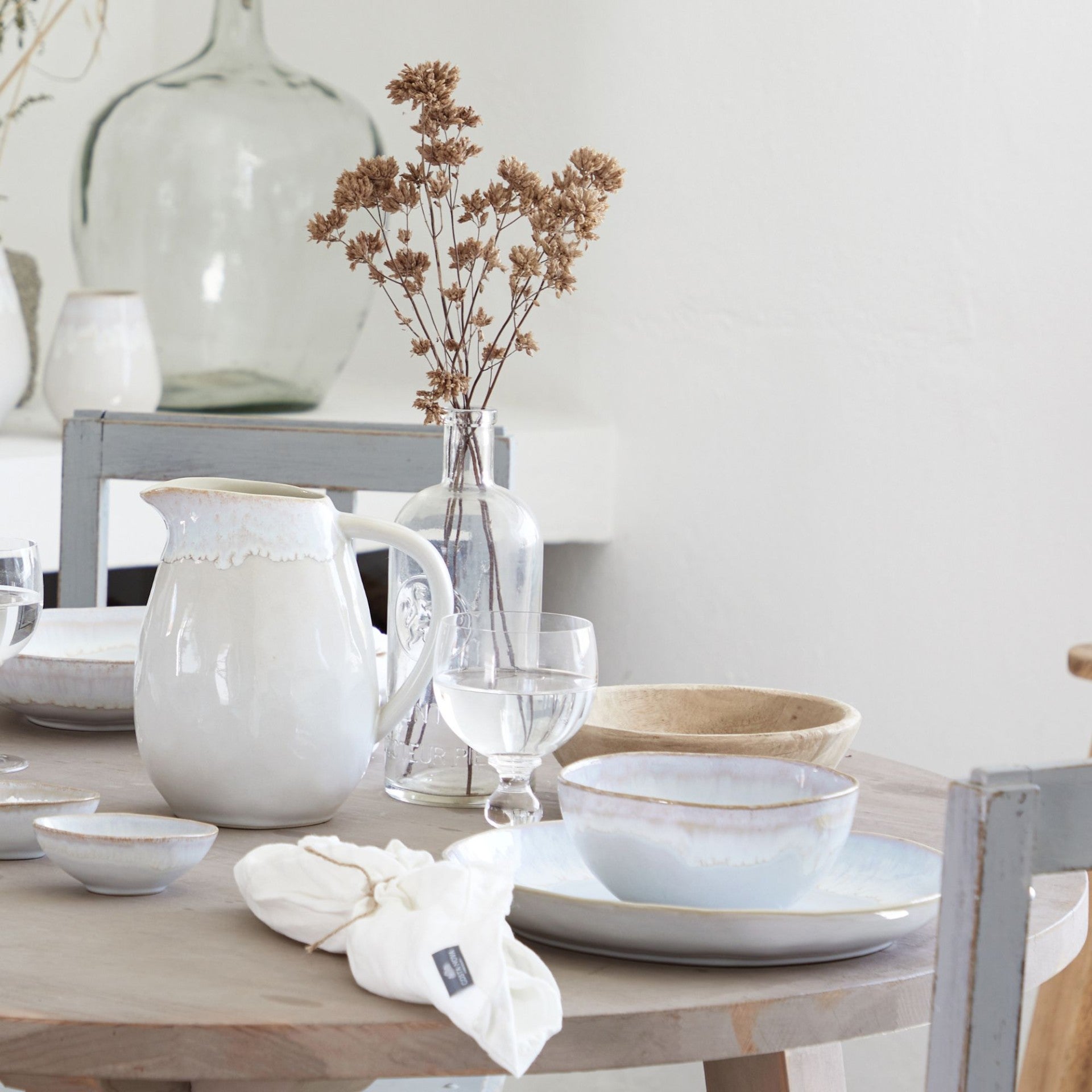 Lunara Dinner Plate – handgefertigte Keramik aus Portugal | Mediteramics