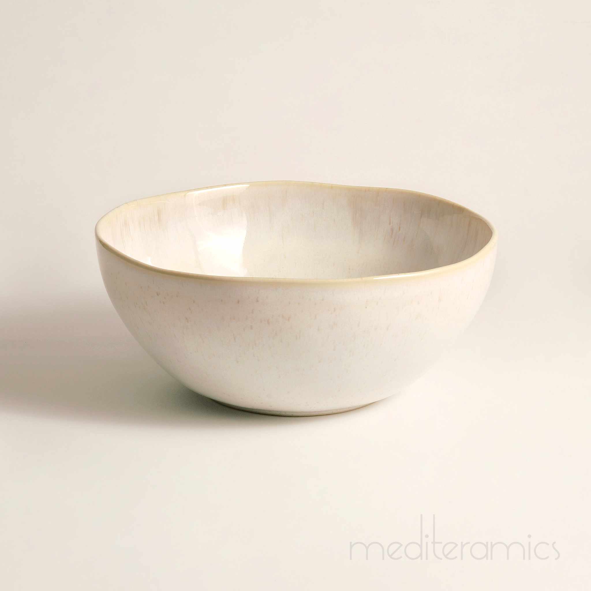 Marvella Serving Bowl – handgefertigte Keramik aus Portugal | Mediteramics