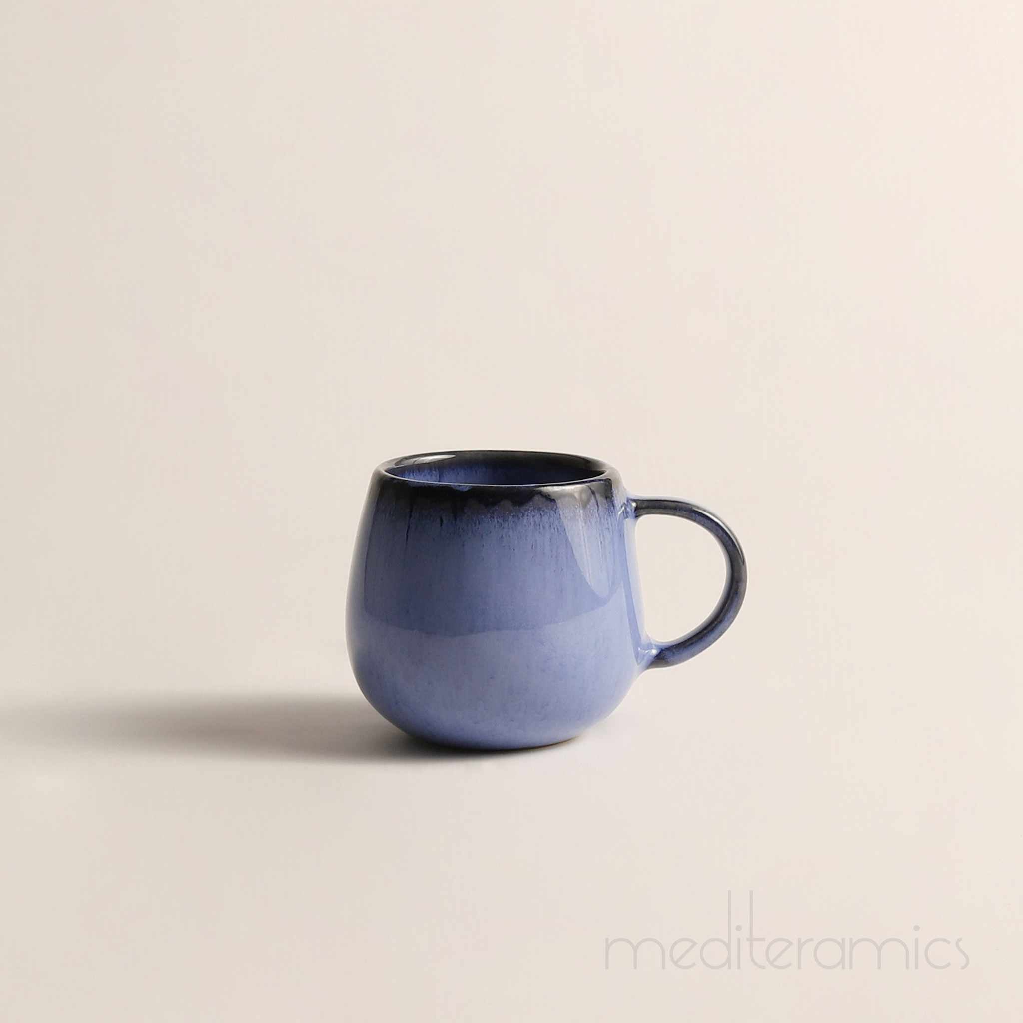 Noctera 4er-Set Kaffee Tassen – handgefertigte Keramik aus Portugal | Mediteramics