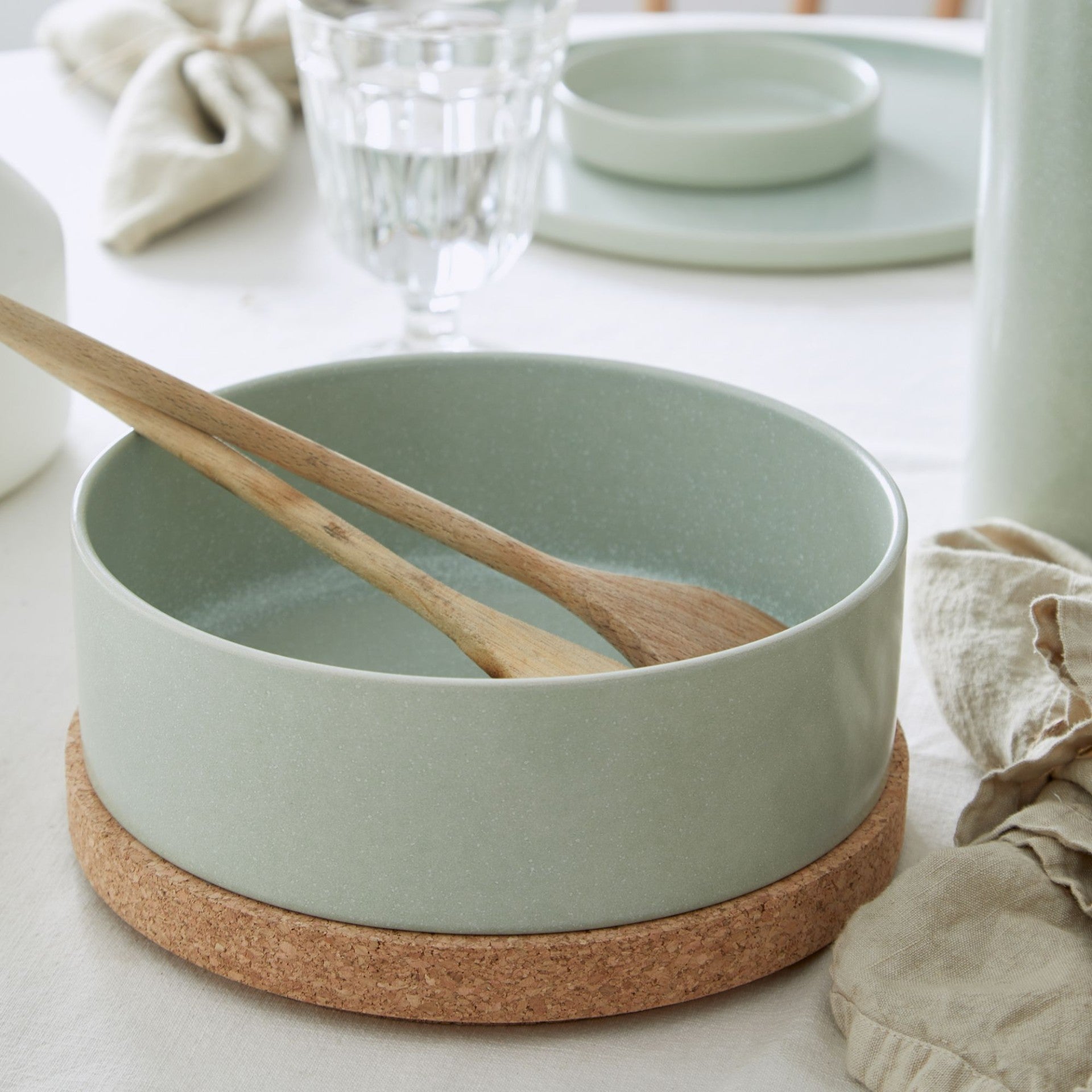 Olivina Serving Bowl – handgefertigte Keramik aus Portugal | Mediteramics