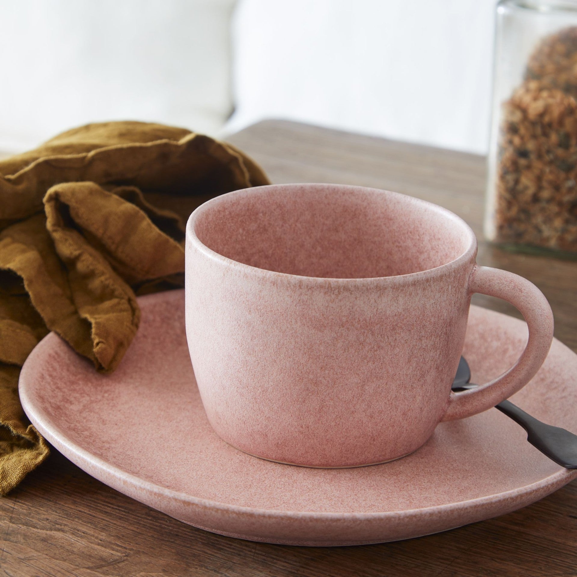 Roseda große Tasse – handgefertigte Keramik aus Portugal | Mediteramics