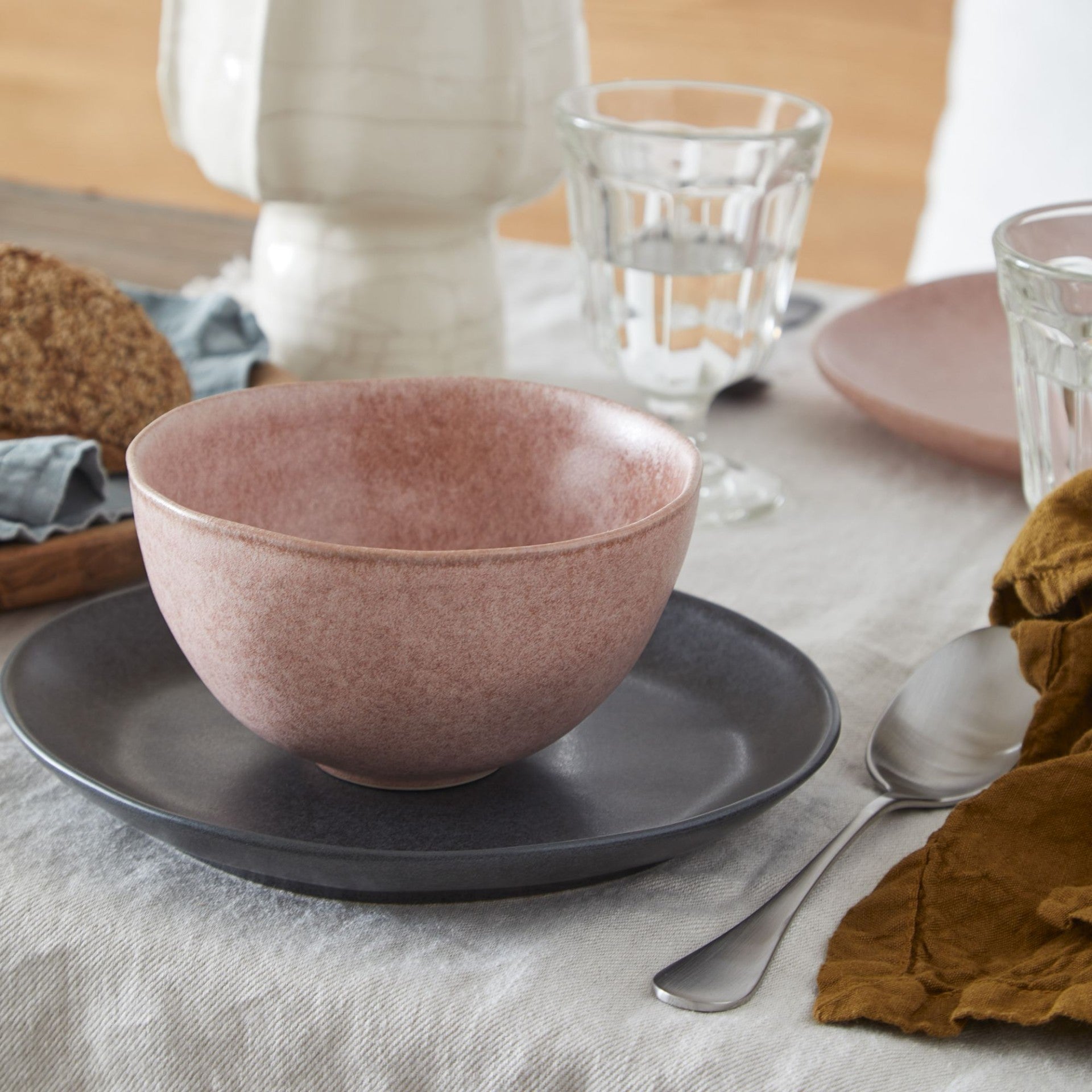 Roseda Soup/Cereal Schale – handgefertigte Keramik aus Portugal | Mediteramics