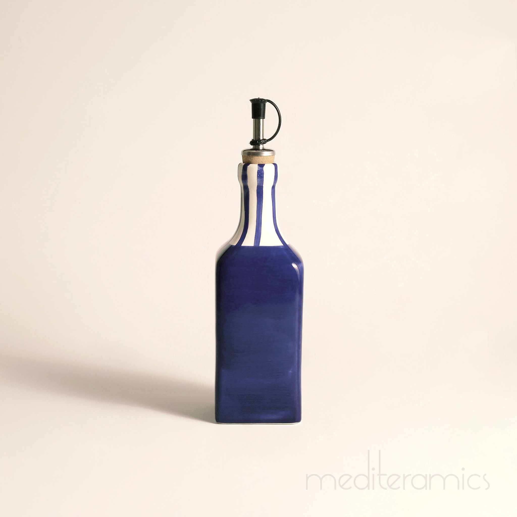 Ölflasche – traditionelle mediterrane Keramik, handgefertigt in Portugal | Mediteramics