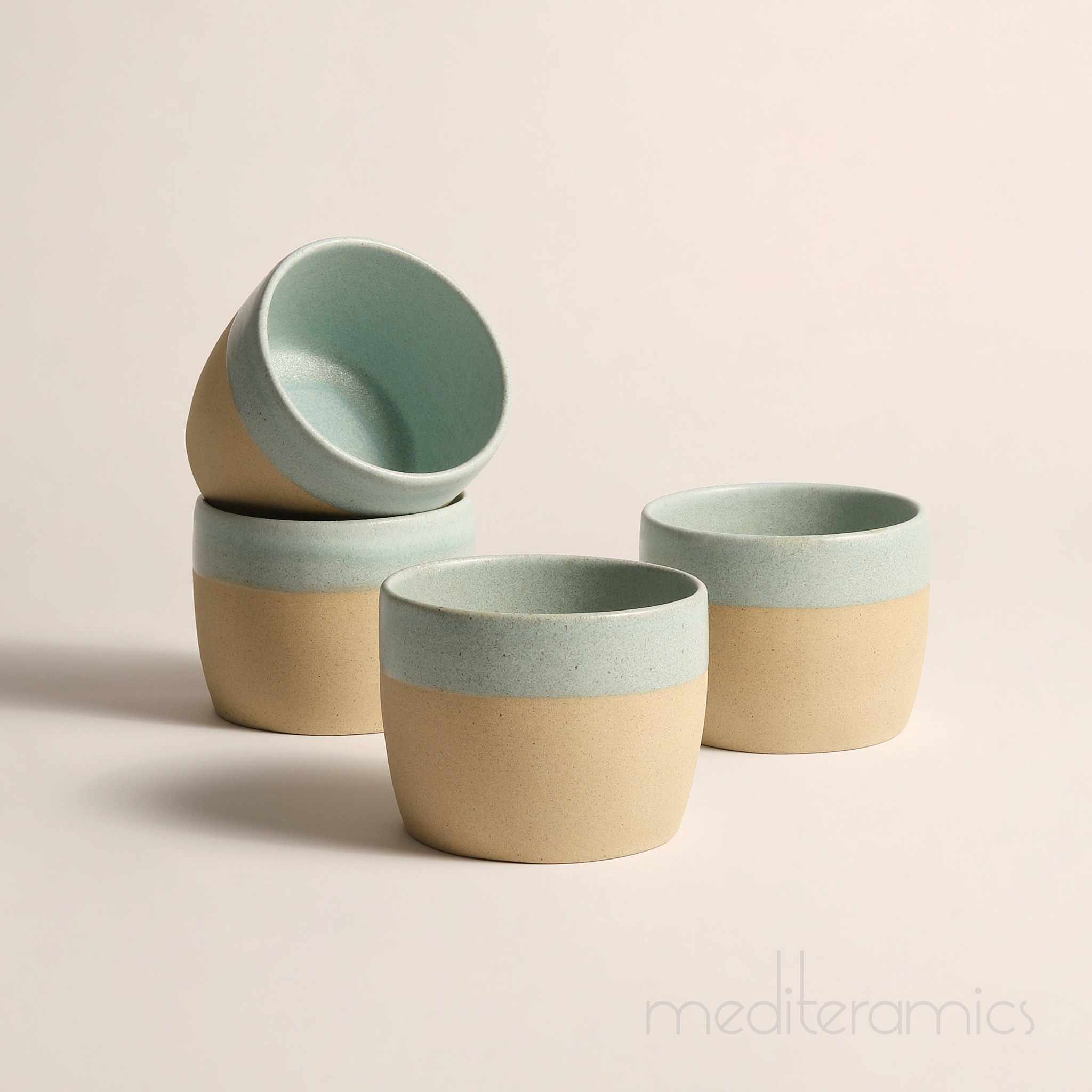 Vivessa Becher blau 4er Set