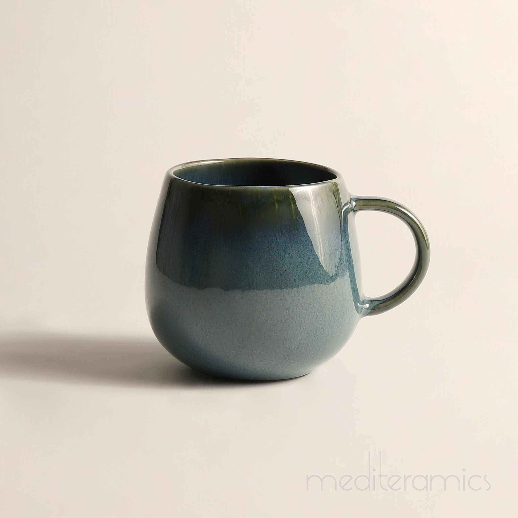 Velmira große Tasse – handgefertigte Keramik aus Portugal | Mediteramics