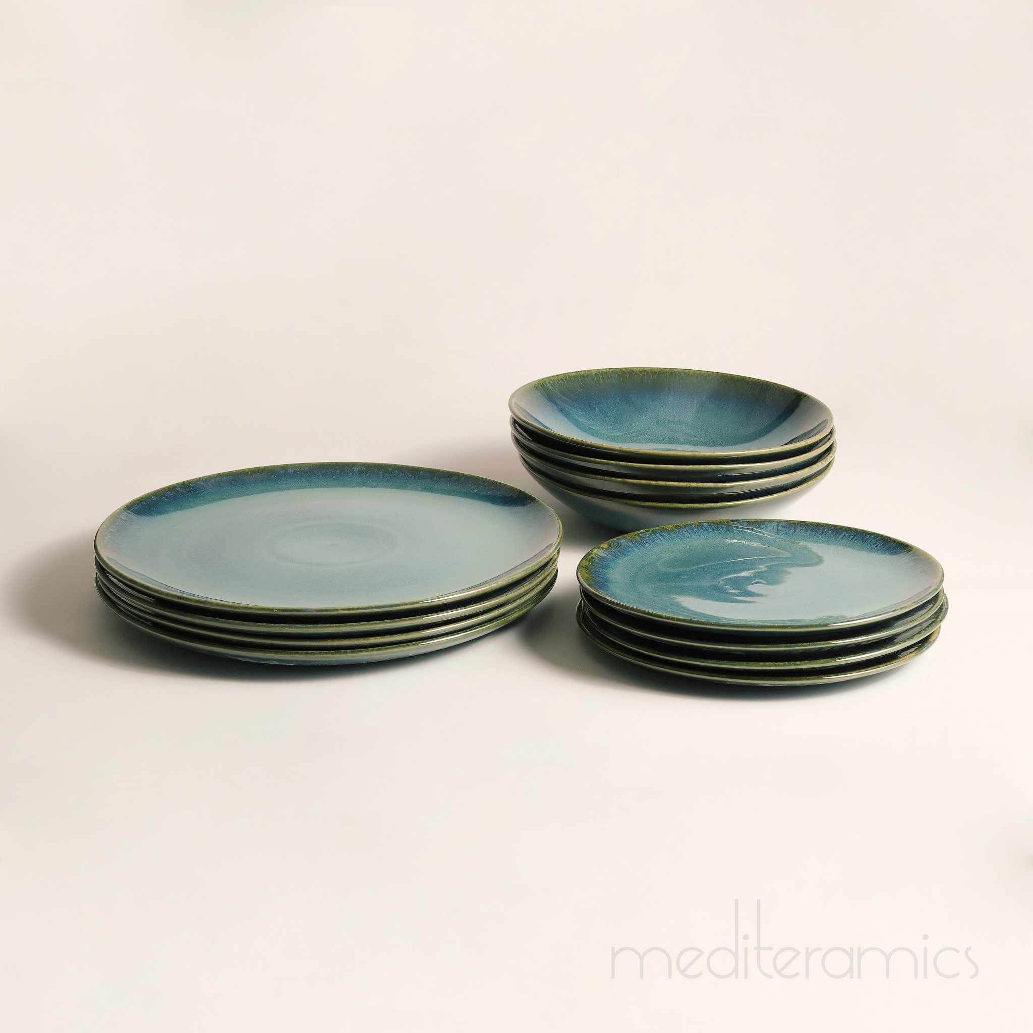 Velmira Dinner Plate – handgefertigte Keramik aus Portugal | Mediteramics