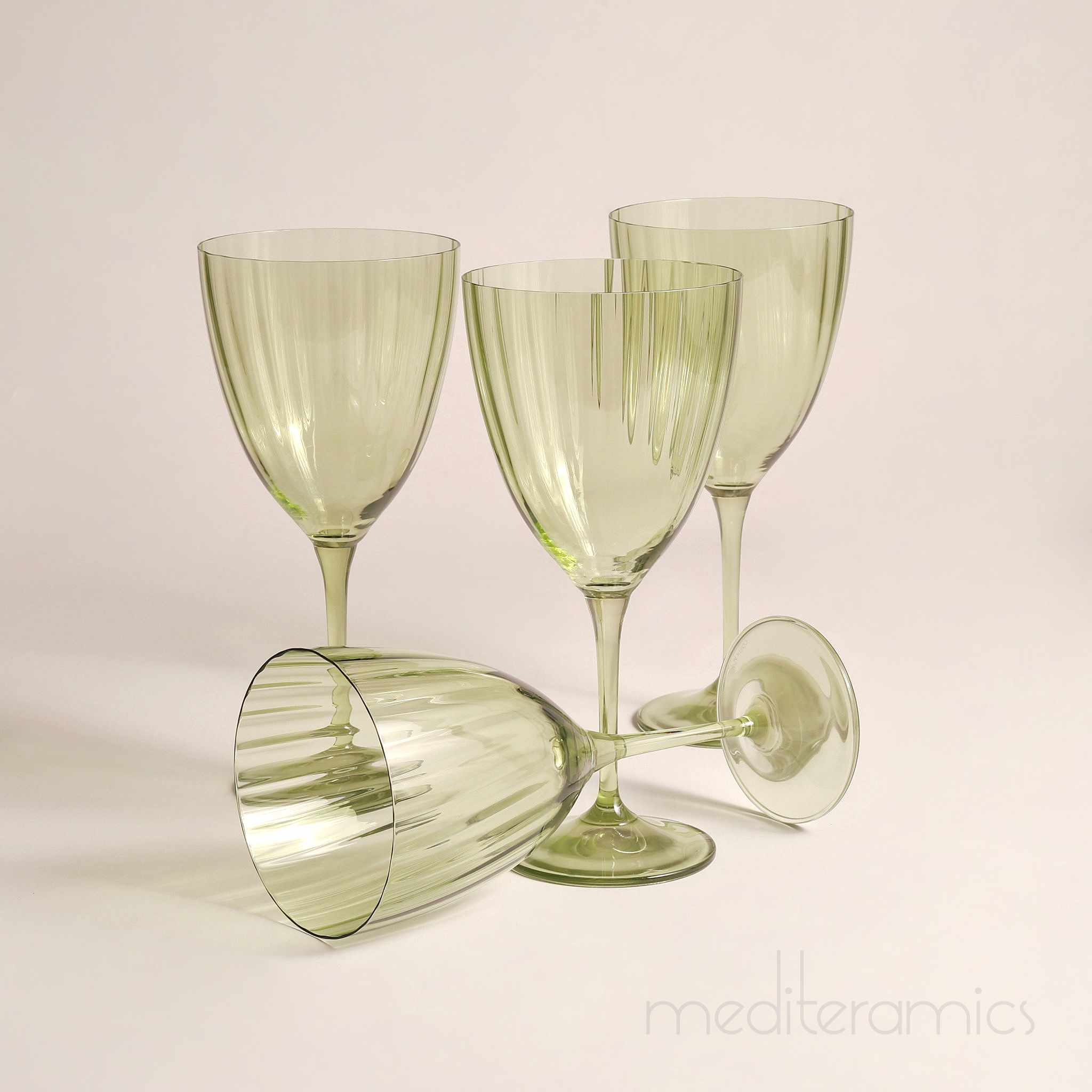 Virello 4er-Set Weingläser – mediterraner Stil | Mediteramics