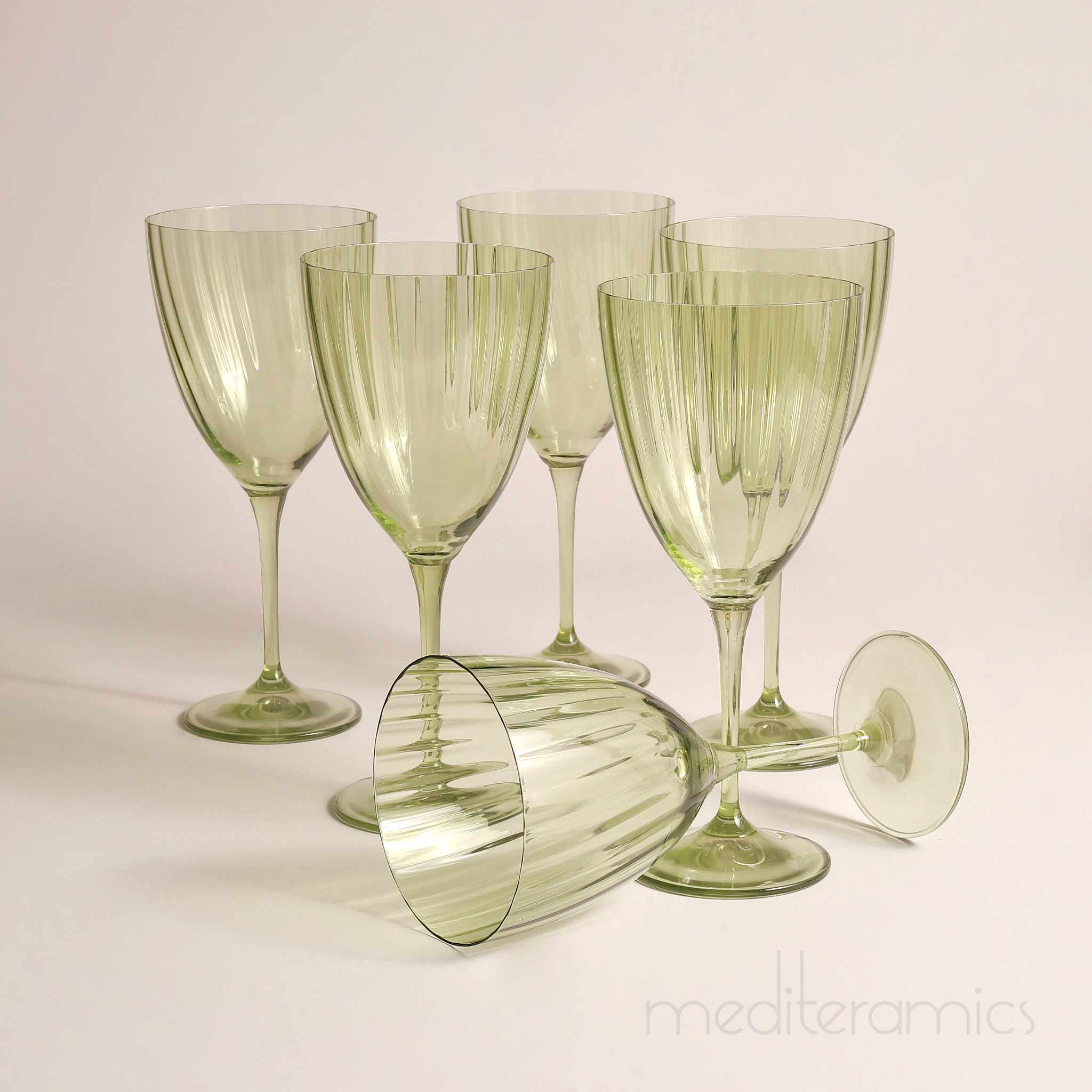 Virello 6er-Set Weingläser – mediterraner Stil | Mediteramics