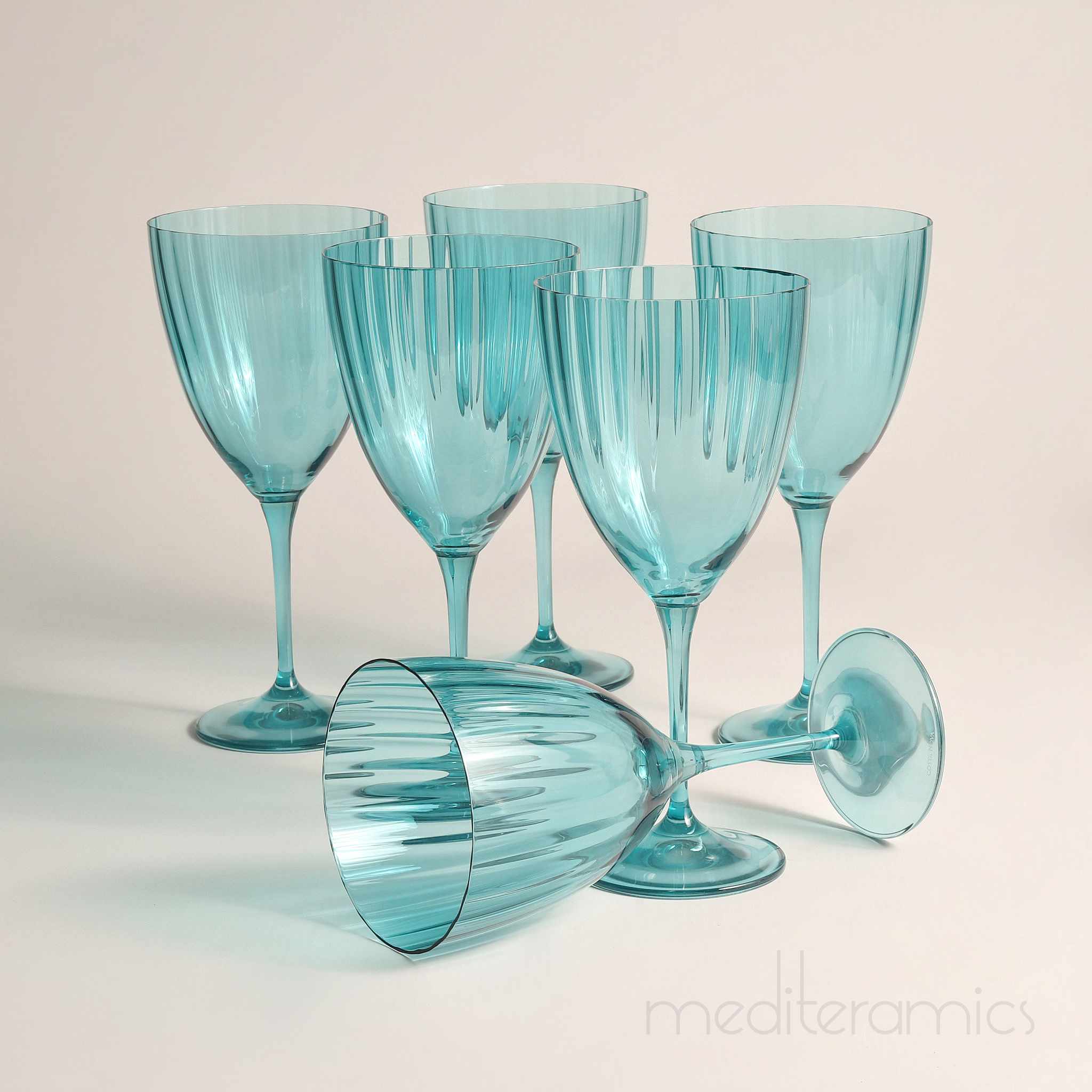 Virello 6er-Set Weingläser - mediterraner Stil | Mediteramics