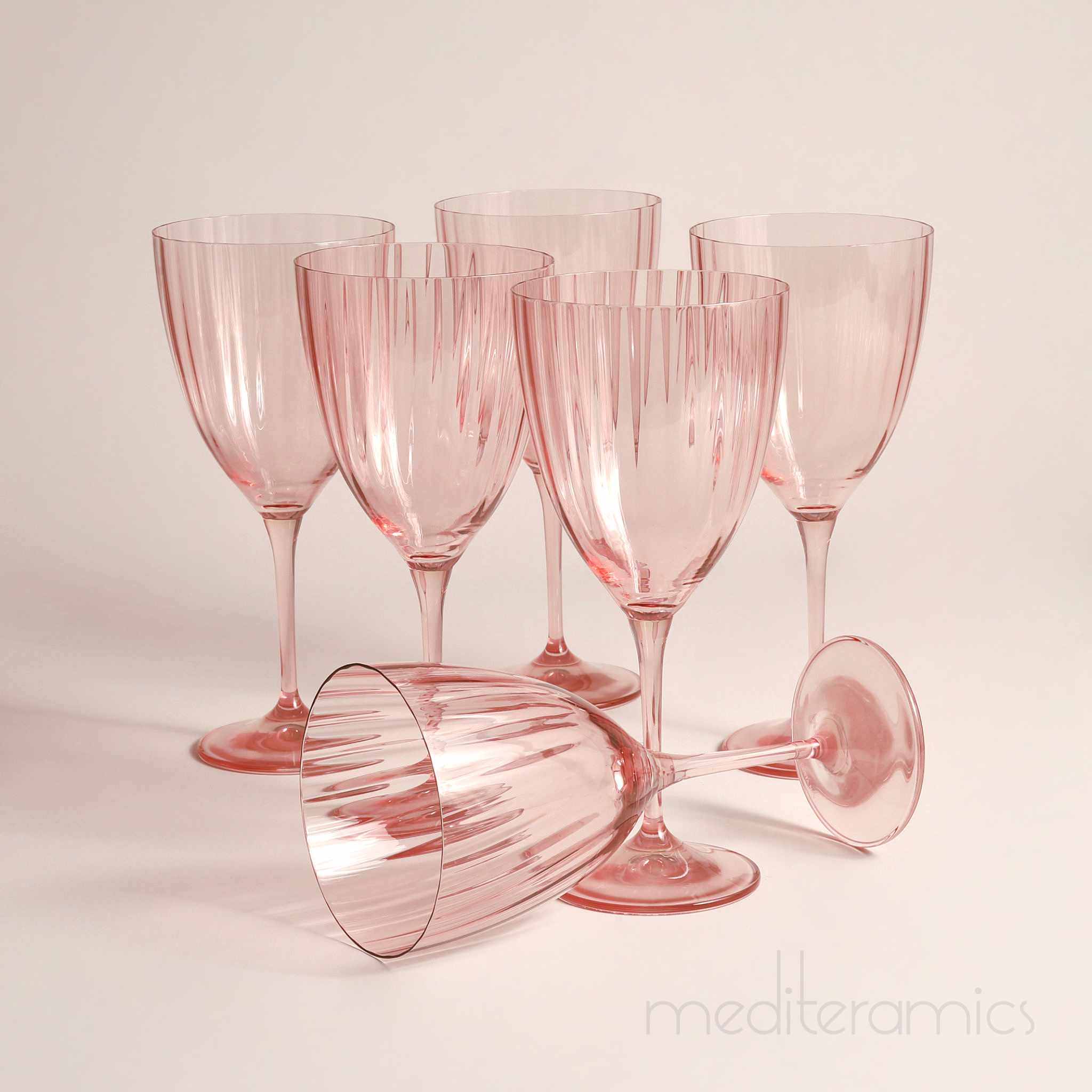 Virello 6er-Set Weingläser – mediterraner Stil | Mediteramics