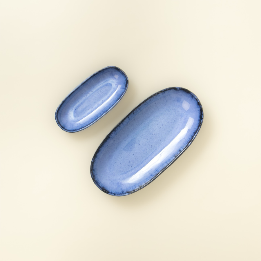 keramikplatte blau