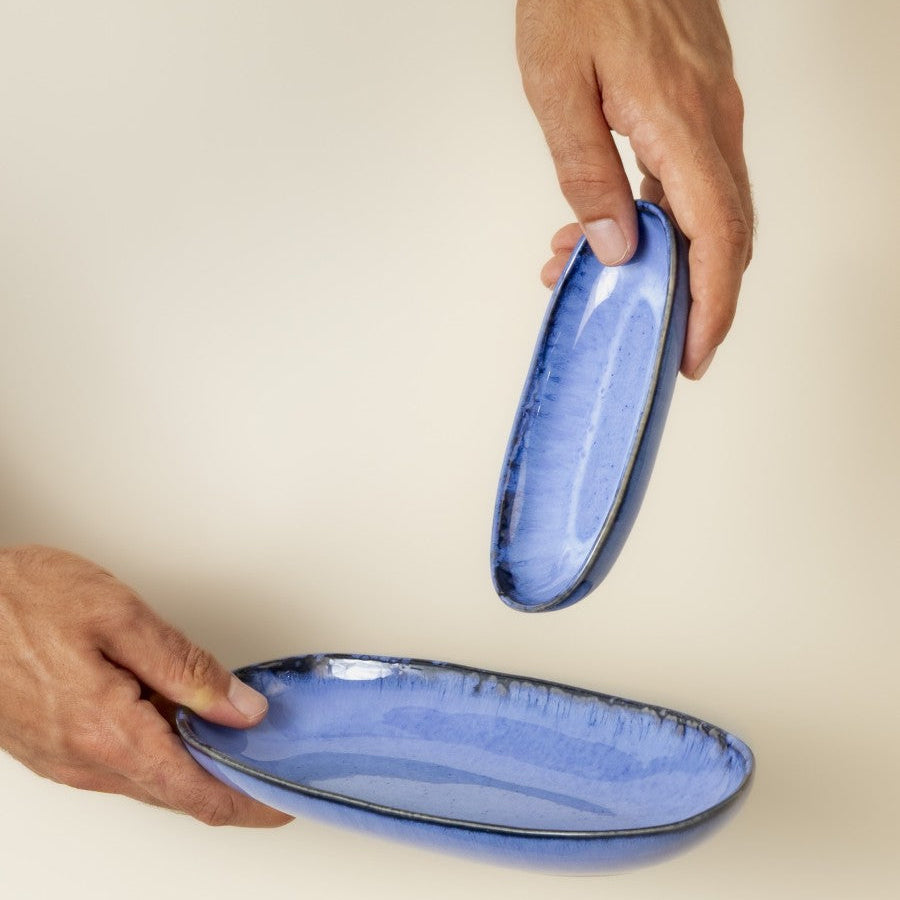 keramikplatte blau