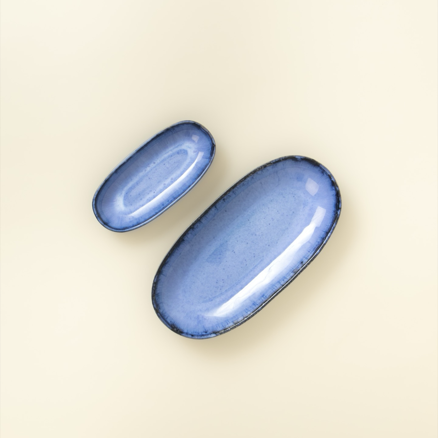 keramikplatte blau